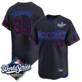 T.Blue Jays #39 Trey Yesavage Player Black 2025 World Series City Connect Hdoa Stitched Jerseys