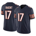 C.Bears #17 Tyson Bagent Player Navy Vapor F.U.S.E. Limited Home Game Hdoa Stitched Jerseys
