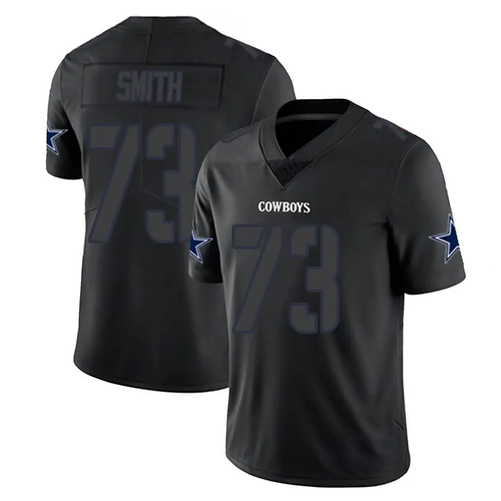 D.Cowboys #73 Tyler Smith Player Black Impact Limited Home Game Hdoa Stitched Jerseys