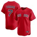B.Red Sox #7 Masataka Yoshida Player Red Limited Home Game Hdoa Stitched Jerseys