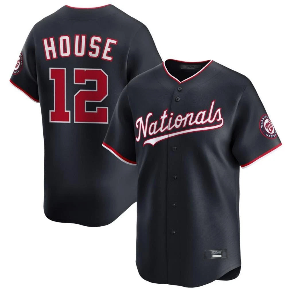 W.Nationals #12 Brady House Player Navy Alternate Limited Game Hdoa Stitched Jerseys