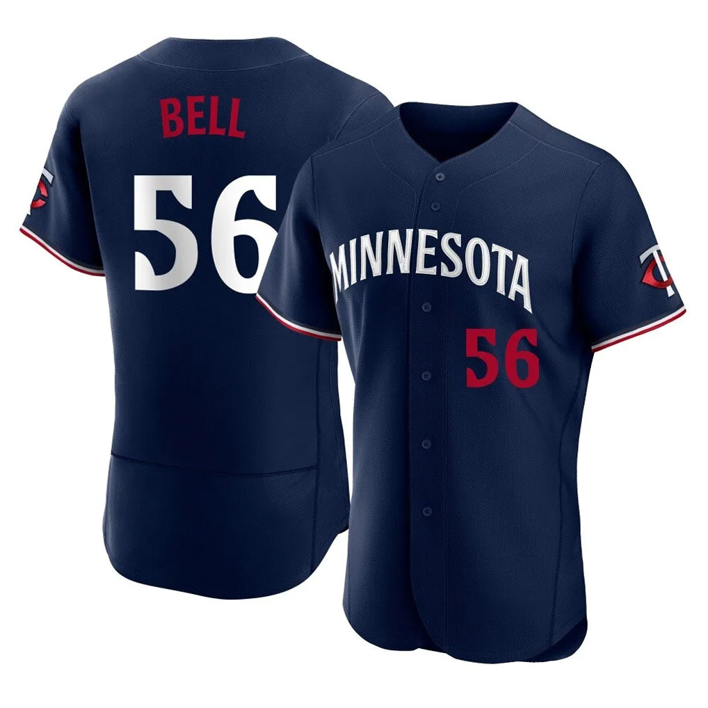 M.Twins #56 Josh Bell Player Navy Replica Home Limited Elite Hdoa Stitched Jerseys