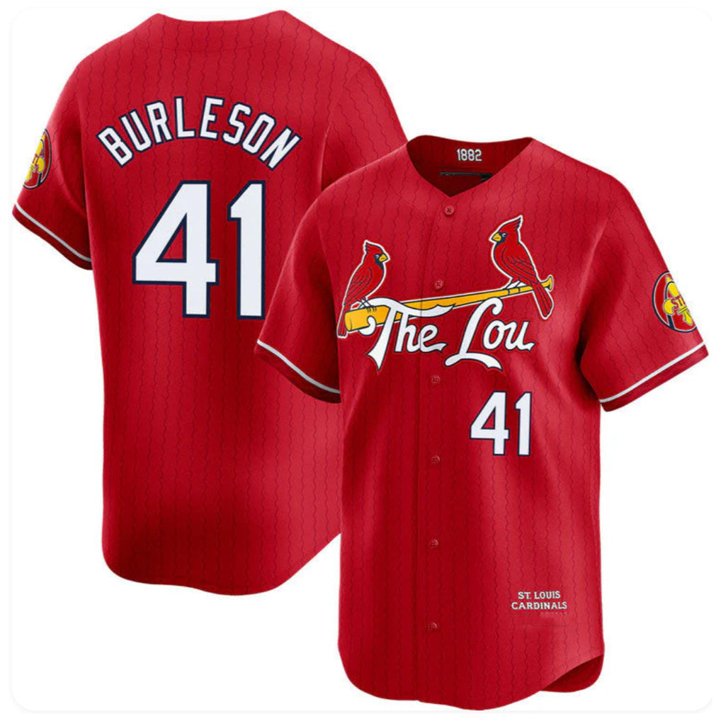 St. Louis Cardinals #41 Alec Burleson Player Red City Connect Limited Hdoa Stitched Jerseys