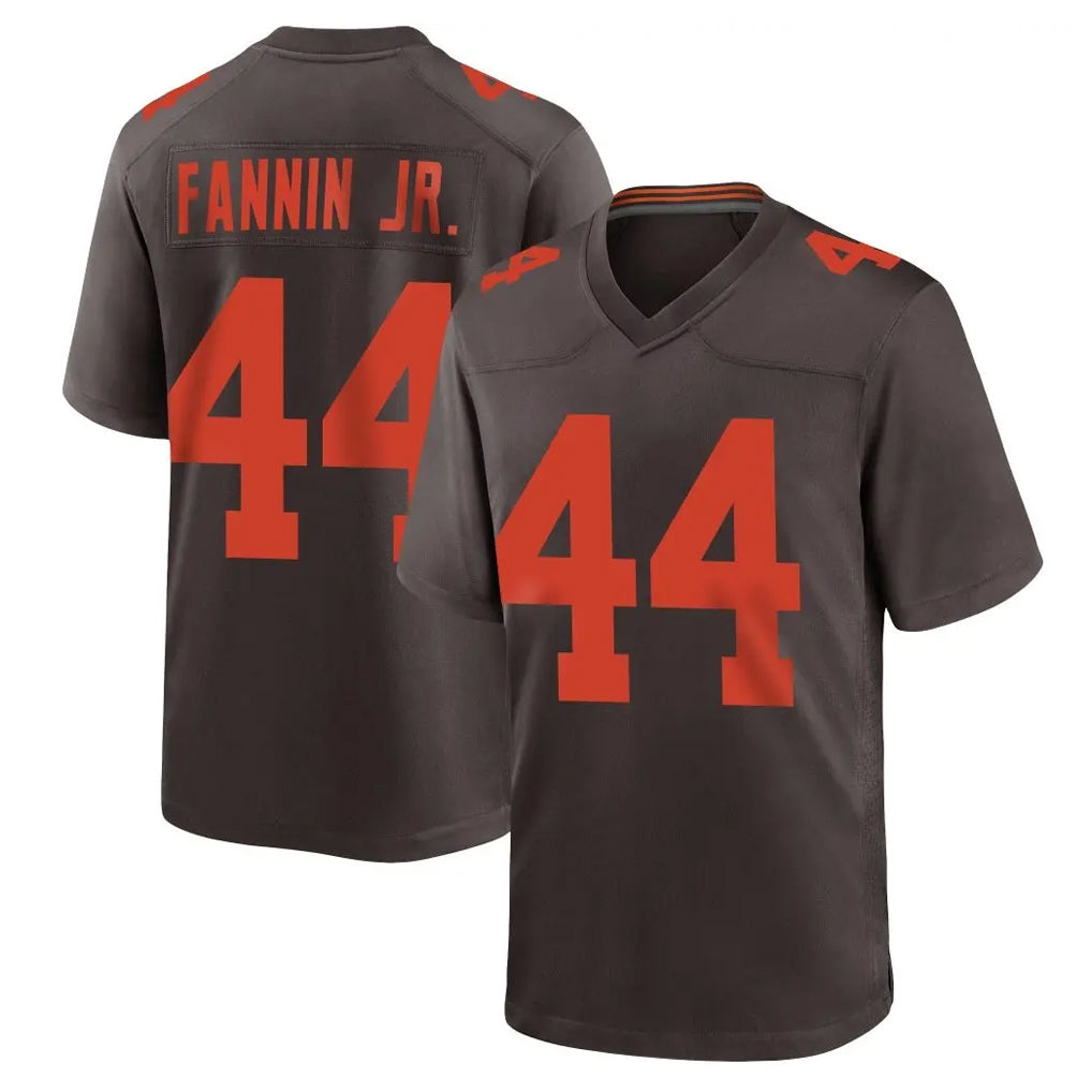 C.Browns #44 Harold Fannin Jr. Player Brown Alternate Home Game Hdoa Stitched Jerseys