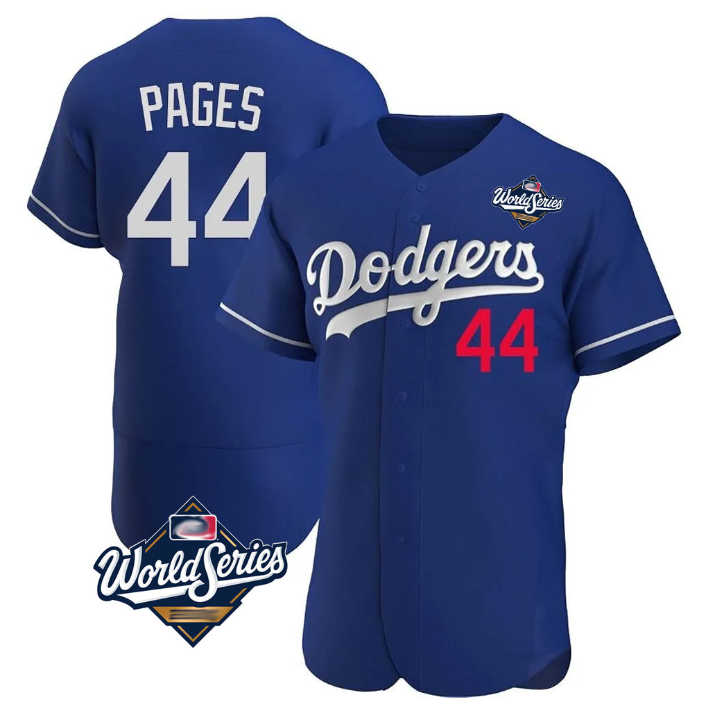 LA.Dodgers #44 Andy Pages Player Royal World Series Limited Elite Home Hdoa Stitched Jerseys