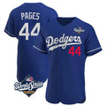 LA.Dodgers #44 Andy Pages Player Royal World Series Limited Elite Home Hdoa Stitched Jerseys