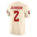 A.Cardinals #2 Will Johnson Player Cream Rivalries Collection Vapor Limited Home Game Hdoa Stitched Jerseys
