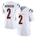 C.Bengals #2 Evan McPherson Player White Vapor Untouchable Limited Home Game Hdoa Stitched Jerseys