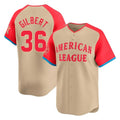 S.Mariners #36 Logan Gilbert Player Cream American League All-Star Limited Game Hdoa Stitched Jerseys