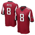 A.Falcons #8 Kyle Pitts Sr. Player Red Color Vapor Home Game Hdoa Stitched Jerseys