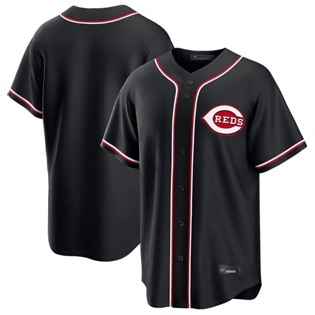 C.Reds ## Red Blank Player Black Fashion Out Home Game Hdoa Stitched Jerseys