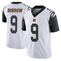 C.Bengals #9 Joe Burrow Player White Color Rush Vapor Untouchable Limted Home Game Hdoa Stitched Jerseys