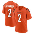 C.Bengals #2 Evan McPherson Player Orange Home Game Hdoa Stitched Jerseys