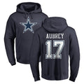 D.Cowboys #17 Brandon Aubrey Player Navy Pullover Hoodies Limited Hdoa Stitched Jerseys