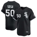C.White Sox #50 Lenyn Sosa Player Black Limited Home Hdoa Stitched Jerseys