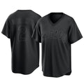 C.Cubs #2 Nico Hoerner Player Black T-shirt Home Game Hdoa Stitched Jerseys