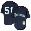 S.Mariners #51 Ichiro Suzuki Player Navy Majestic Cool Base Game Hdoa Stitched Jerseys