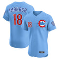 C.Cubs #18 Shota Imanaga Player Light Blue Limited Elite Home Hdoa Stitched Jerseys