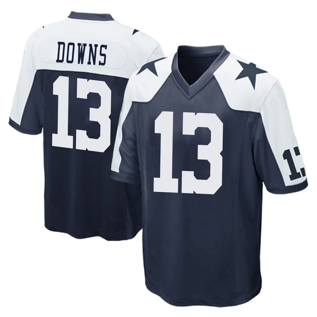D.Cowboys #13 Caleb Downs Player Navy-White Alternate Home Game Hdoa Stitched Jerseys