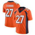 D.Broncos #27 J.K. Dobbins Player Orange Color Vapor Untouchable Limited Game Hdoa Stitched Jerseys