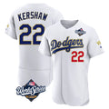 LA.Dodgers #22 Clayton Kershaw Player Gold White World Series 2026 Collection Stadium Limited Elite Hdoa Stitched Jerseys