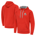 C.Browns ## Browns Blank Player Orange Brushed Carbon Pullover Hoodie Limited Hdoa Stitched Jerseys