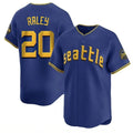 S.Mariners #20 Luke Raley Player Royal City Connect Home Limited Hdoa Stitched Jerseys