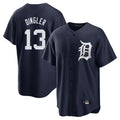 D.Tigers #13 Dillon Dingler Player Navy Game Home Hdoa Stitched Jerseys