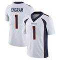 D.Broncos #1 Evan Engram Player White Vapor Untouchable Limited Home Game Hdoa Stitched Jerseys