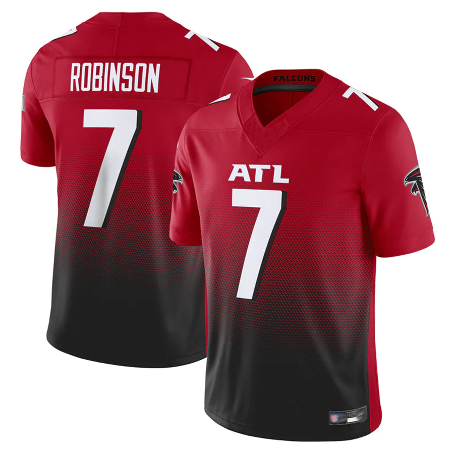 A.Falcons #7 Bijan Robinson Player Red Vapor F.U.S.E. Limited Hdoa Stitched Jerseys