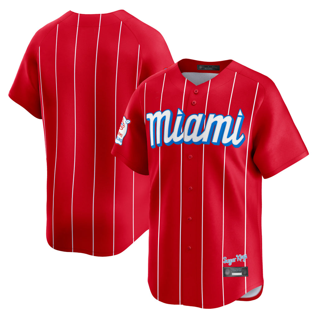 M.Marlins ## Marlins Blank Player Red City Connect Home Game Hdoa Stitched Jerseys