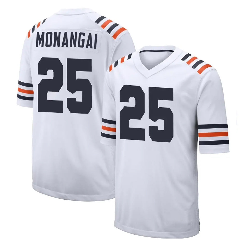 C.Bears #25 Kyle Monangai Player White Classic Home Game Hdoa Stitched Jerseys
