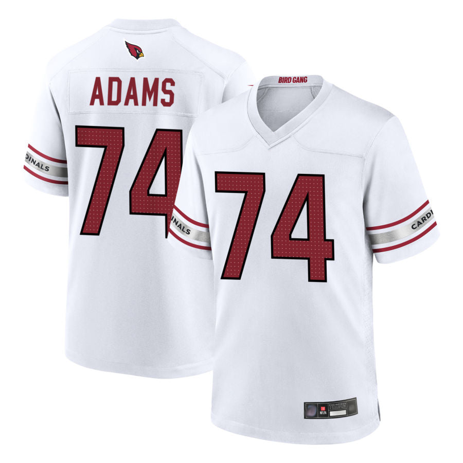 A.Cardinals #74 Isaiah Adams Player White Home Game Hdoa Stitched Jerseys