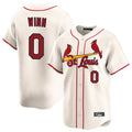 St. Louis Cardinals #0 Masyn Winn Player Cream Home Limited Hdoa Stitched Jerseys