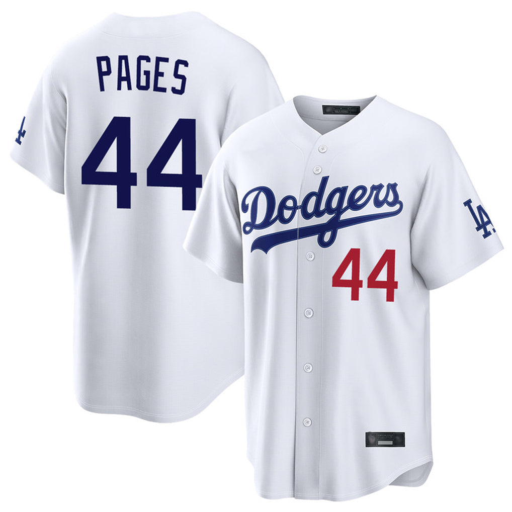 LA.Dodgers #44 Andy Pages Player White Home Game Hdoa Stitched Jerseys