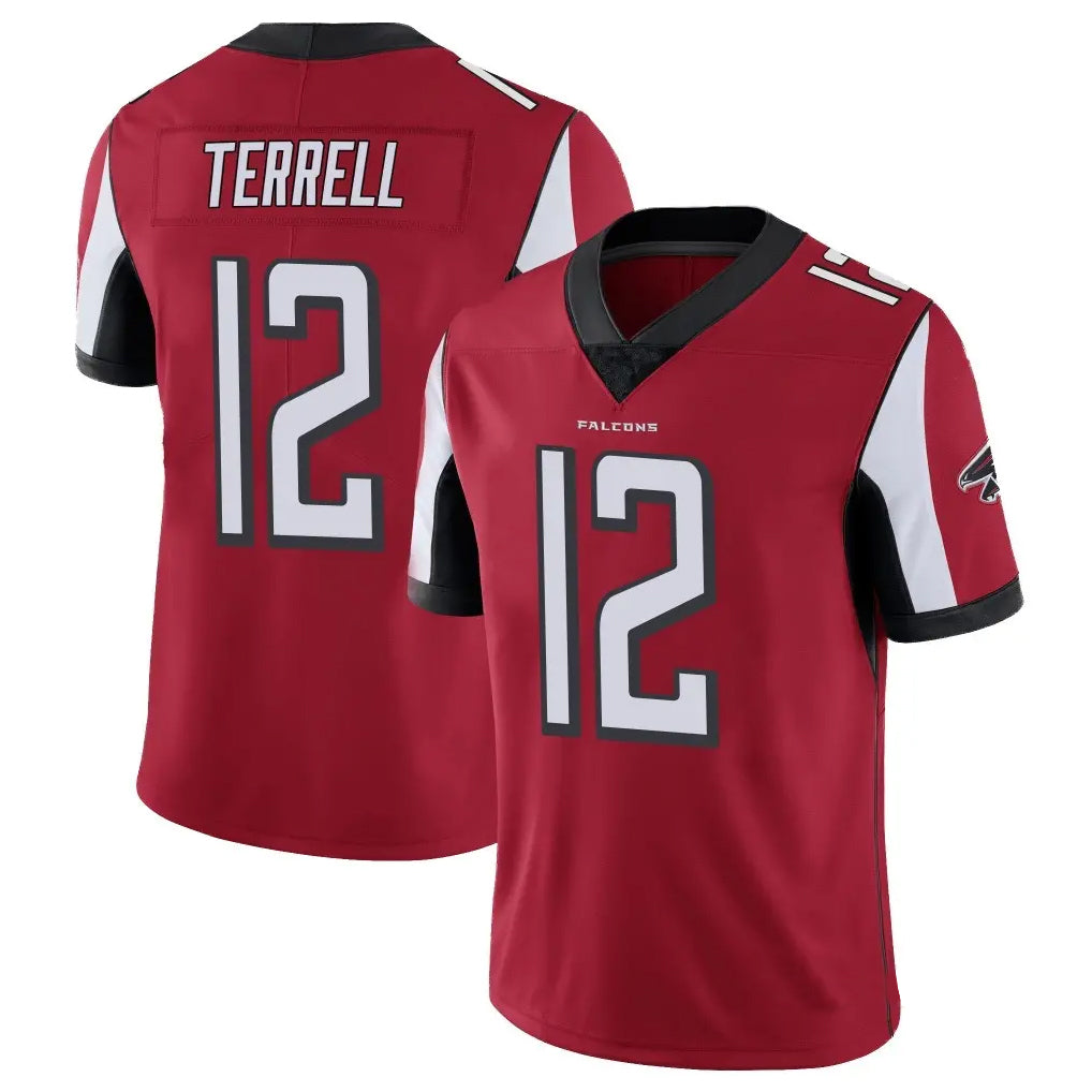 A.Falcons #12 Avieon Terrell Player Red Color Vapor Untouchable Limited Home Game Hdoa Stitched Jerseys