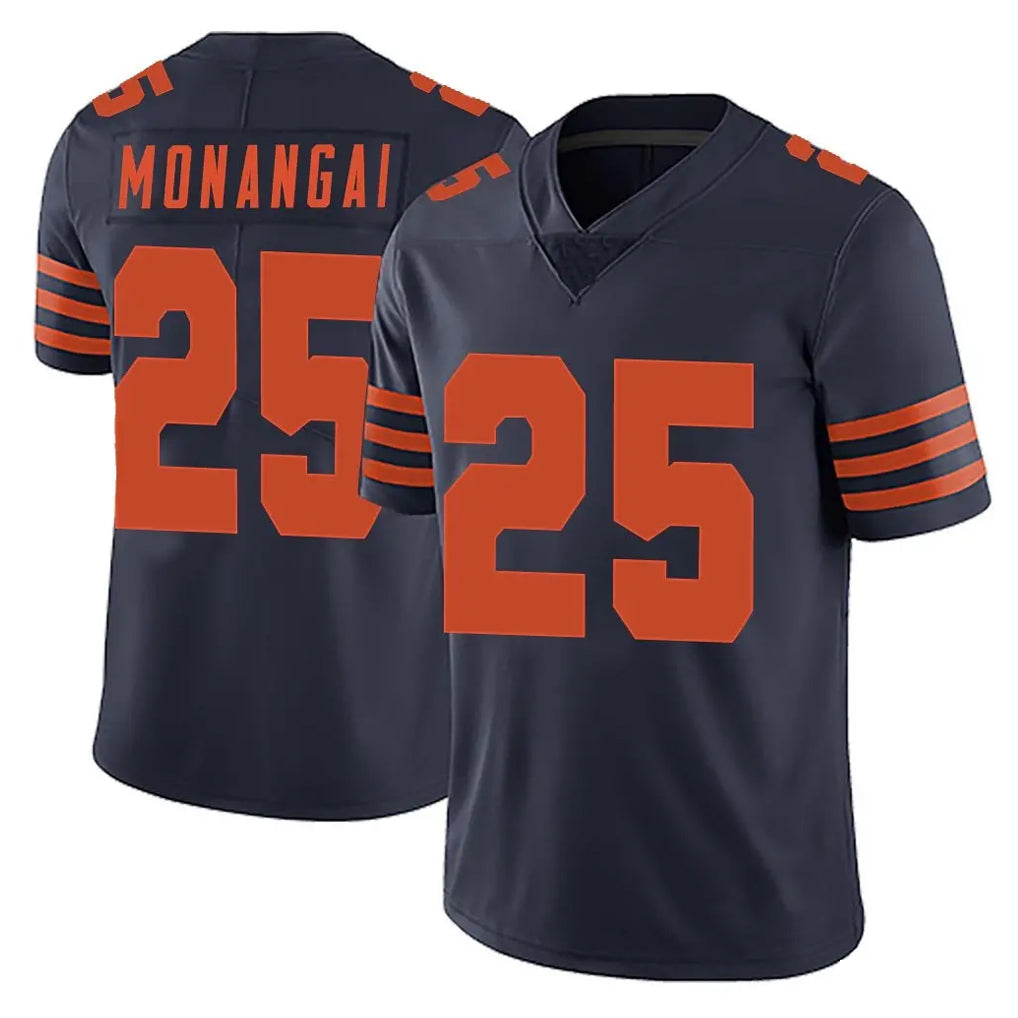 C.Bears #25 Kyle Monangai Player Navy Blue Alternate Vapor Untouchable Limited Hdoa Stitched Jerseys