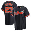 D.Tigers #23 Kirk Gibson Player Navy Home Game Hdoa Stitched Jerseys