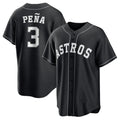 H.Astros #3 Jeremy Pena Player Black Home Game Hdoa Stitched Jerseys