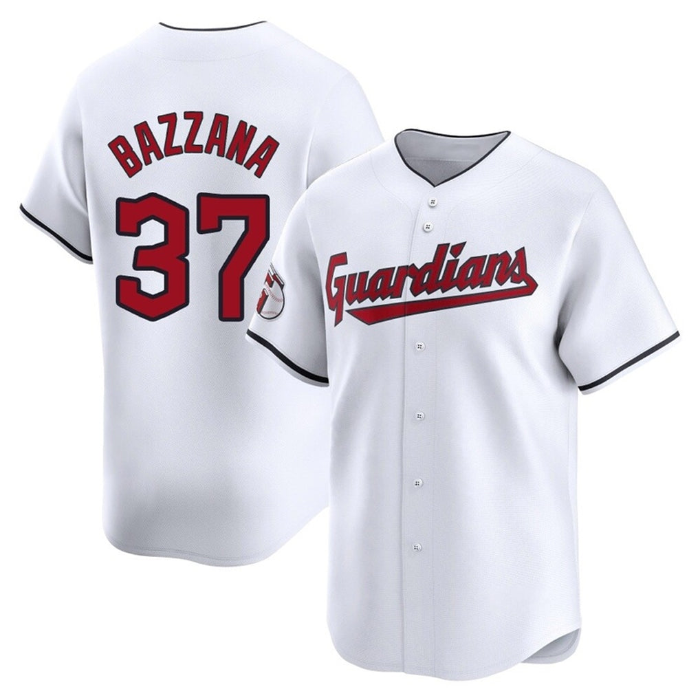C.Guardians #37 Travis Bazzana Player White Limited Home Hdoa Stitched Jerseys