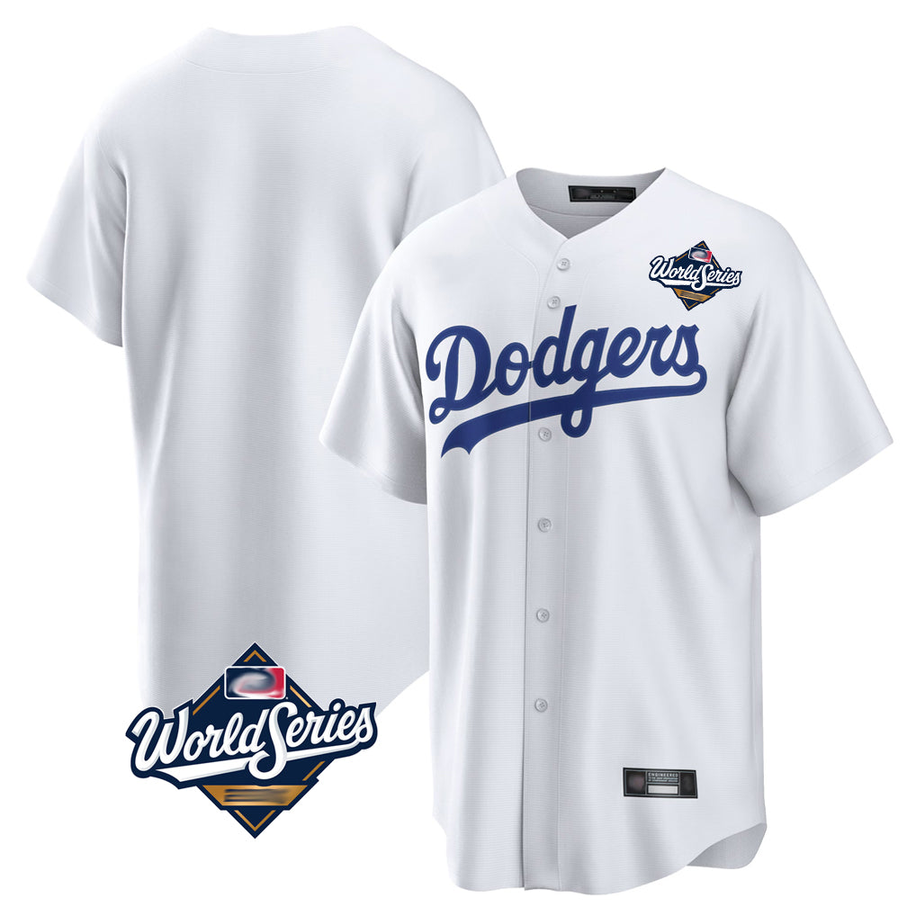LA.Dodgers ## Dodgers Blank Player White Game Home World Series Hdoa Stitched Jerseys