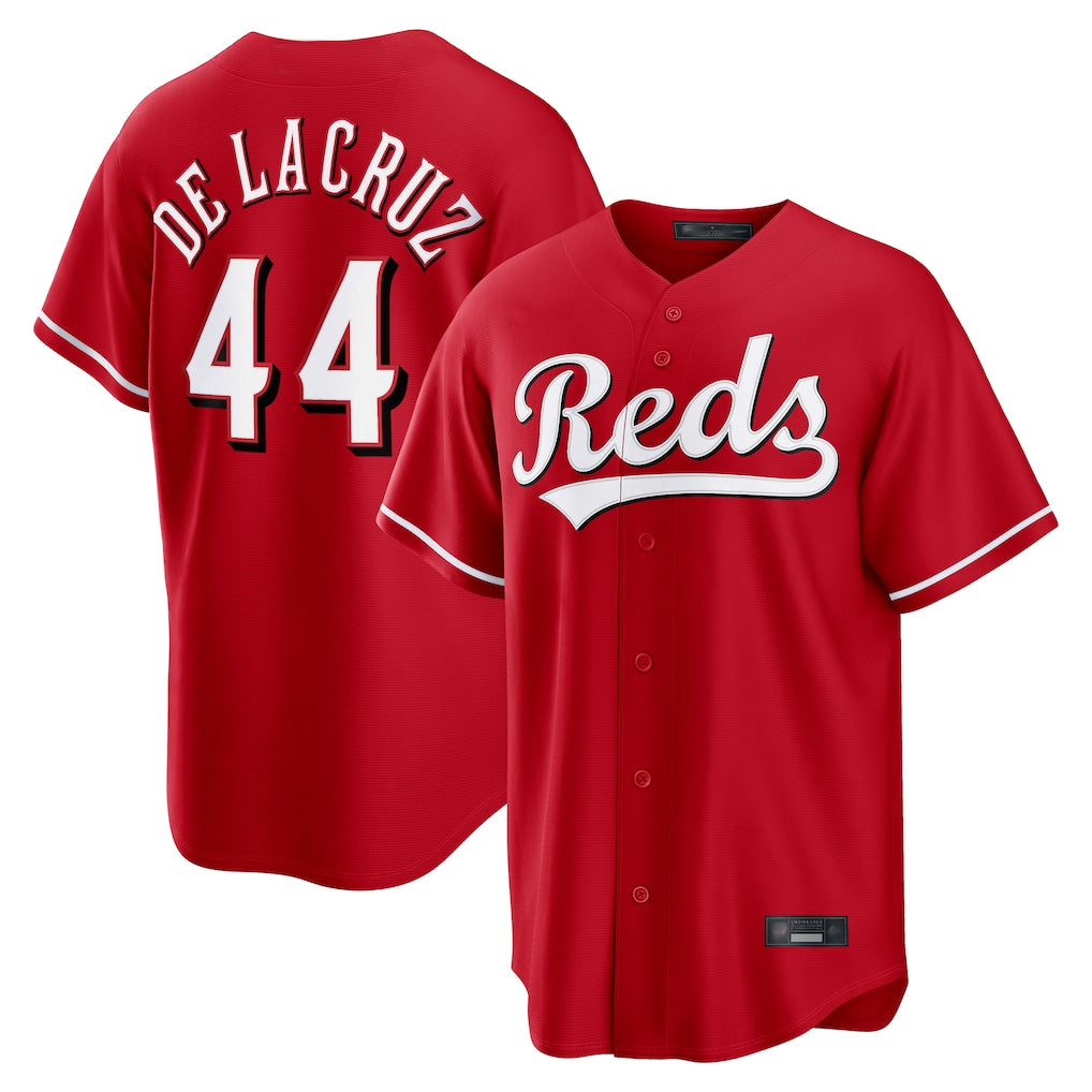 C.Reds #44 Elly De La Cruz Player Red Home Game Hdoa Stitched Jerseys