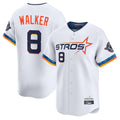 H.Astros #8 Christian Walker Player White City Connect Limited Home Hdoa Stitched Jerseys