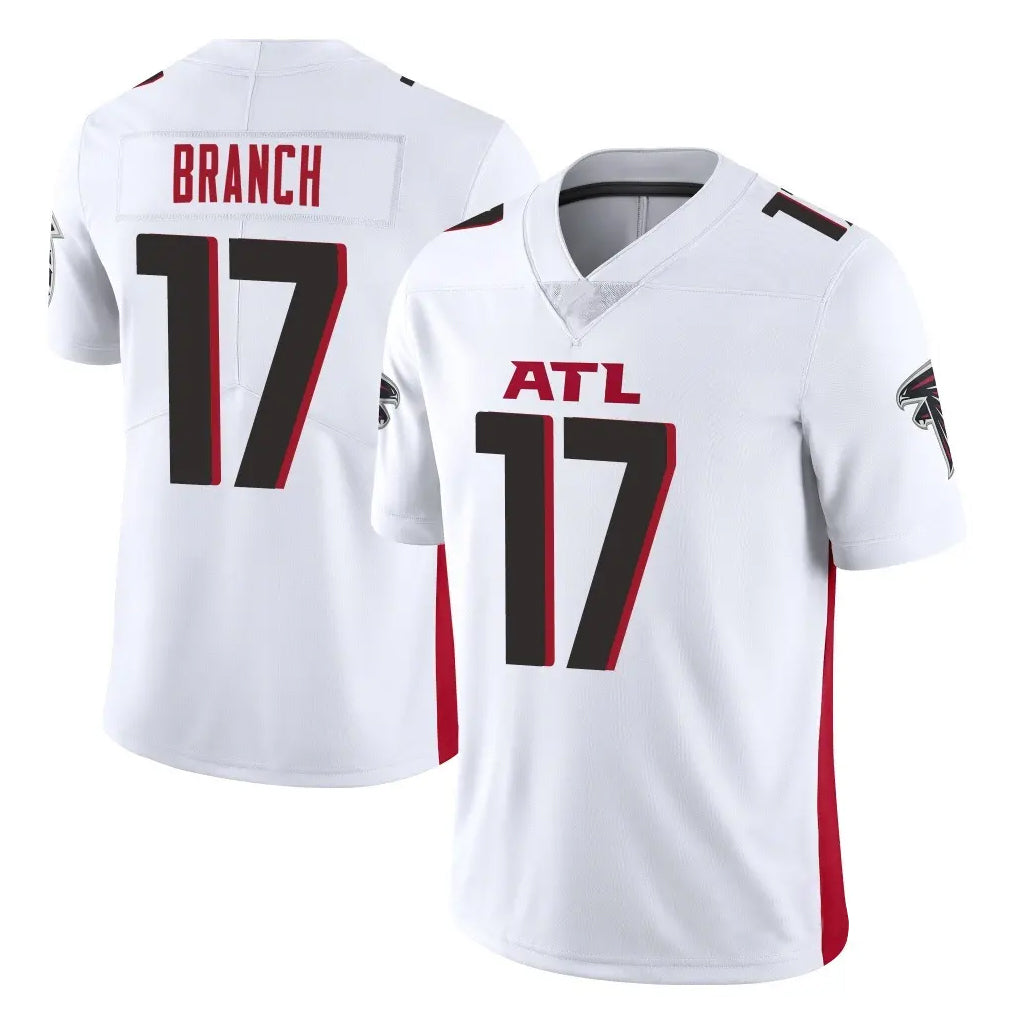 A.Falcons #17 Zachariah Branch Player White Vapor Untouchable Limited Home Game Hdoa Stitched Jerseys