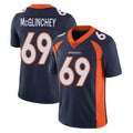 D.Broncos #69 Mike McGlinchey Player Navy Vapor Untouchable Limited Game Hdoa Stitched Jerseys