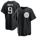 C.Cubs #9 Miguel Amaya Player Black Game Hdoa Stitched Jerseys