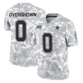 D.Cowboys #0 DeMarvion Overshown Player Arctic Camo Salute to Service Limited Home Game Hdoa Stitched Jerseys