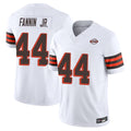 C.Browns #44 Harold Fannin Jr. Player White Limited Vapor F.U.S.E. Alternate Game Hdoa Stitched Jerseys