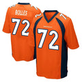 D.Broncos #72 Garett Bolles Player Orange Color Home Game Hdoa Stitched Jerseys