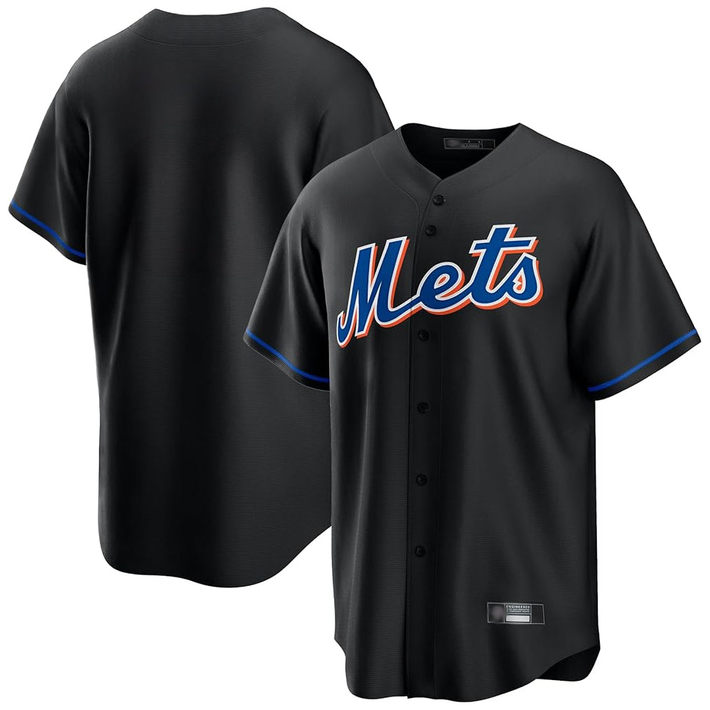 NY.Mets ## Mets Blank Player Black Replica Home Game Hdoa Stitched Jerseys